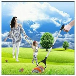 Outils De Ramassage, 82cm Pince De Préhension Pour Personnes Agées, Avec Pince Rotative En Caoutchouc, Pour Prise De La Corbeille, Ramassage Des Déchets, Déchets De Jardin -Pro Outils Soldes Magasin 88673449 4