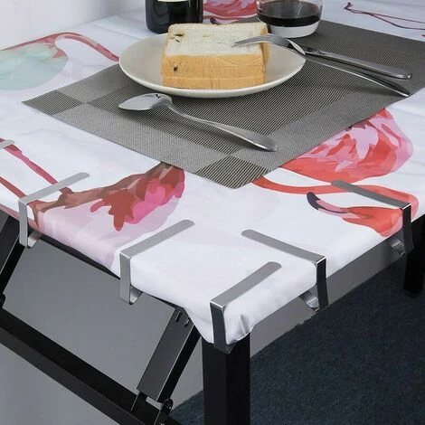 Lot De 24 Pinces à Nappe En INOX Pinces À Nappe De Table Ressort 4 Lot De 24 Pinces à Nappe En INOX Pinces À Nappe De Table Ressort - Image 2