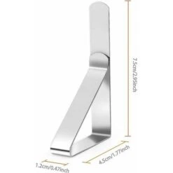 Lot De 24 Pinces à Nappe En INOX Pinces À Nappe De Table Ressort 9 Lot De 24 Pinces à Nappe En INOX Pinces À Nappe De Table Ressort -Pro Outils Soldes Magasin 88681742 3