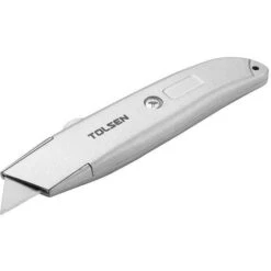 CUTTER EN ALUMINIUM AVEC LAME DE SE'CURITE' RE'TRACTABLE TOLSEN