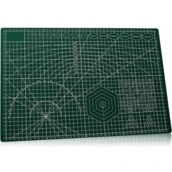 Orchidée-Tapis De Coupe, Tapis De Decoupe A3, Tapis De Coupe Pour Couture, Tapis De Découpe Auto-Cicatrisant, Planche De Découpe Couture, Plaque Découpe Couture, Tapis Decoupe Couture, Vert, 45x30cm