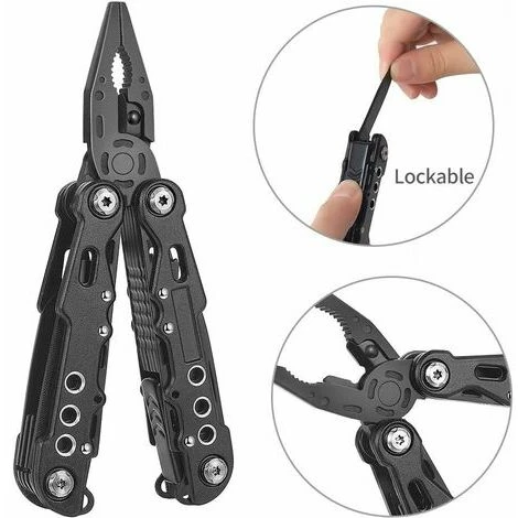 Lune-Pince Multifonctions,Gadget Insolite Utile,Outil Multifonctions 12 En 1 Acier Inoxydable Pliant Multitool Avec Décapsuleur,Tournevis Pour L'extérieur Survie,Camping,Réparation Vélo 6 Lune-Pince Multifonctions,Gadget Insolite Utile,Outil Multifonctions 12 En 1 Acier Inoxydable Pliant Multitool Avec Décapsuleur,Tournevis Pour L'extérieur Survie,Camping,Réparation Vélo - Image 4