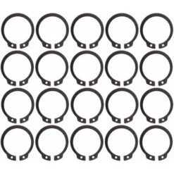 20x Circlip Externe Bague D'arrêt Pour Arbre En Acier à Ressorts DIN 471 Anneau De Retenue Rondelle Blocage Pince Transmission, Ø 8mm
