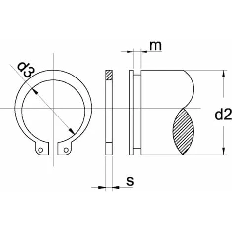 20x Circlip Externe Bague D'arrêt Pour Arbre En Acier à Ressorts DIN 471 Anneau De Retenue Rondelle Blocage Pince Transmission, Ø 8mm 4 20x Circlip Externe Bague D'arrêt Pour Arbre En Acier à Ressorts DIN 471 Anneau De Retenue Rondelle Blocage Pince Transmission, Ø 8mm - Image 2