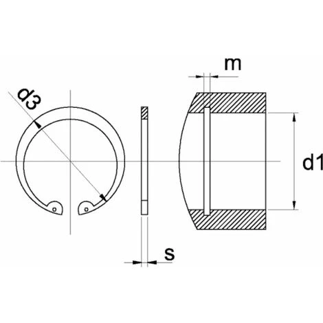 20x Circlip Interne Bague De Retenue Pour Alésages En Acier Inoxydable DIN 472 Anneau De Retenue Inox Rondelle Blocage Pince Transmission, Ø 9mm 4 20x Circlip Interne Bague De Retenue Pour Alésages En Acier Inoxydable DIN 472 Anneau De Retenue Inox Rondelle Blocage Pince Transmission, Ø 9mm - Image 2