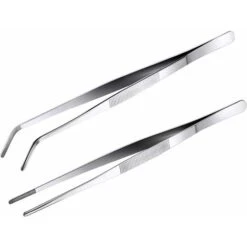 20cm Pince Cuisine Pincette Pr��cision 2PC Professionnel Pince De Chef Pince De Pour La Viande , Barbecue ,D��coration Culinaire (��paissi)