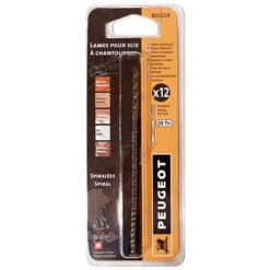 Jeu De 12 Lames à Chantourner Spiralées D. 1,3 Mm - 28 TPI - 803229 - Peugeot