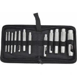 12 Pièces En Acier Au Carbone Cuir Perforateur Ceinture Perforateur Outils à Main U Poinçon Outil Matériel 3-19mm Pour Usage Industriel