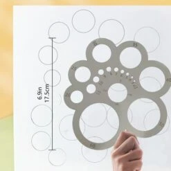 Outils De Découpe De Cercle En Cuir Métal Cuir Cercle Cutter Coin Règle De Travail Modèles De Poinçon En Cuir Pour Bricolage Leathercraft & Leather Projects (A) -Pro Outils Soldes Magasin 91243952 3