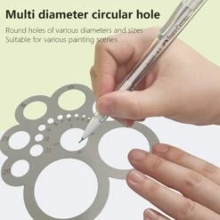 Outils De Découpe De Cercle En Cuir Métal Cuir Cercle Cutter Coin Règle De Travail Modèles De Poinçon En Cuir Pour Bricolage Leathercraft & Leather Projects (A) -Pro Outils Soldes Magasin 91243952 5