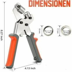 Kit D'Outils à œIllets Pince à Presse à œIllets Kits Manuels De PoinçOn De Maintien Portables Machine à œIllets Portable Avec œIllets 100 PièCe SéRie VJ5JHTTGCI6 -Pro Outils Soldes Magasin 91551654 5