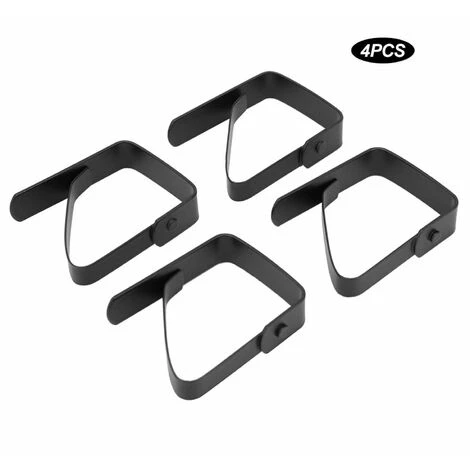 Pasamer 4pcs Grande Table Nappes De Couverture Clips En Acier Inoxydable Anti Glissement Support De Nappe Pinces 5 4cm Noir 6 Pasamer 4pcs Grande Table Nappes De Couverture Clips En Acier Inoxydable Anti Glissement Support De Nappe Pinces 5 4cm Noir - Image 4