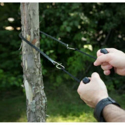 Scie à Main - Tronçonneuse Portable - Scie Manuelle De Poignées Et Etui En Nylon - Fil à Scier - Matériel De Survie Camping Randonnées - Version Originale