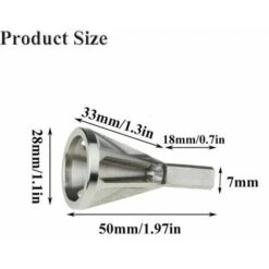 Fraise En Acier Inoxydable À Haute Vitesse De Couleur Argentée 50 Mm X 28 Mm X 7 Mm -Pro Outils Soldes Magasin 91971596 2