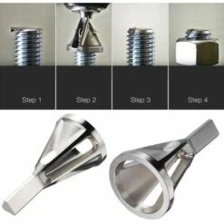 Fraise En Acier Inoxydable À Haute Vitesse De Couleur Argentée 50 Mm X 28 Mm X 7 Mm -Pro Outils Soldes Magasin 91971596 5