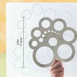 Outils De Découpe De Cercle En Cuir Métal Cuir Cercle Cutter Coin Règle De Travail Modèles De Poinçon En Cuir Pour Bricolage Leathercraft & Leather Projects (A) WHWY -Pro Outils Soldes Magasin 92188501 3