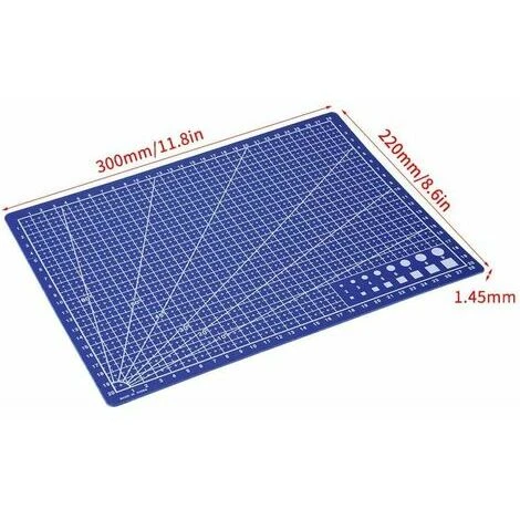 Tapis De Coupe Auto Cicatrisant, Planche à Découper De Lignes De Grille De Piquage A4 Pour Outil De Papeterie De Bureau En Papier En Cui WHWY 4 Tapis De Coupe Auto Cicatrisant, Planche à Découper De Lignes De Grille De Piquage A4 Pour Outil De Papeterie De Bureau En Papier En Cui WHWY - Image 2