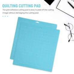 5 PièCes SéRies Tapis De DéCoupe PoignéE Pour One/Air/Explore Air2 & Air 3/Maker & Maker 3, Tapis De DéCoupe Matelassé 12X12 Pouces-Bleu -Pro Outils Soldes Magasin 95366374 5