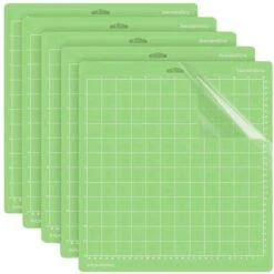 5 PièCes SéRies Tapis De DéCoupe PoignéE Pour One/Air/Explore Air2 & Air 3/Maker & Maker 3, Tapis De DéCoupe Matelassé 12X12 Pouces-Vert