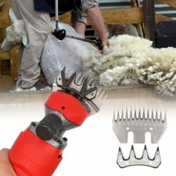 13T Lame De Cisaillement Droite Et Peigne De Rechange Pour Tondeuse à Chèvre électrique En Laine - Ciseaux à Laine - Ciseaux à Poils D'animaux (13 Dents Droites) - MODOU -Pro Outils Soldes Magasin 95442685 5