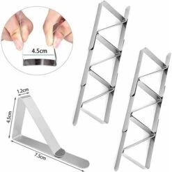 Pince Nappe Inoxydable, 12 Pièces Pinces Pour Nappe De Table, Pince Nappe Clip Exterieur Ajustable, Attache Nappe Jardin Pour La Maison, La Salle à Manger, La Fête (7.5 4.5) 8 Pince Nappe Inoxydable, 12 Pièces Pinces Pour Nappe De Table, Pince Nappe Clip Exterieur Ajustable, Attache Nappe Jardin Pour La Maison, La Salle à Manger, La Fête (7.5 4.5) -Pro Outils Soldes Magasin 95442693 2