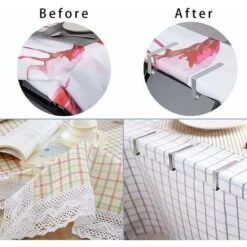 Pince Nappe Inoxydable, 12 Pièces Pinces Pour Nappe De Table, Pince Nappe Clip Exterieur Ajustable, Attache Nappe Jardin Pour La Maison, La Salle à Manger, La Fête (7.5 4.5) 11 Pince Nappe Inoxydable, 12 Pièces Pinces Pour Nappe De Table, Pince Nappe Clip Exterieur Ajustable, Attache Nappe Jardin Pour La Maison, La Salle à Manger, La Fête (7.5 4.5) -Pro Outils Soldes Magasin 95442693 5