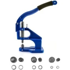 Presse A Oeillets, Machine à Poinçonner à Oeillets Presse à Oeillets Avec 3 Matrices Et 1500 Oeillets, Pour Cuir Textile -Pro Outils Soldes Magasin 95793410 3