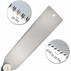 Scie à Main Japonaise à Double Tranchant - Tronçonneuse Interchangeable Avec Lame Flexible Pour Le Travail Du Bois, Orange 9 Scie à Main Japonaise à Double Tranchant - Tronçonneuse Interchangeable Avec Lame Flexible Pour Le Travail Du Bois, Orange -Pro Outils Soldes Magasin 95793603 3