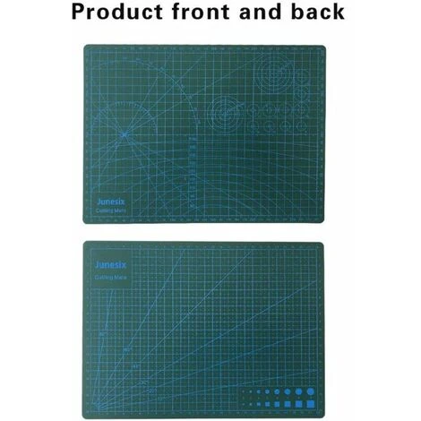 Tapis De Découpe A4 (22 X 30 Cm, Tapis De Découpe Auto-cicatrisant, Utilisable Des Deux Côtés, Avec Grille) (vert Matcha)Une Pièce 6 Tapis De Découpe A4 (22 X 30 Cm, Tapis De Découpe Auto-cicatrisant, Utilisable Des Deux Côtés, Avec Grille) (vert Matcha)Une Pièce - Image 4