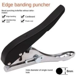 2 PièCes Outil De Travail Du Bois Pince Carte Trou PoinçOn Ensemble Papier Vis Couverture Avec Fraise Foret 2,8 Mm Position RéGlable -Pro Outils Soldes Magasin 96119523 3