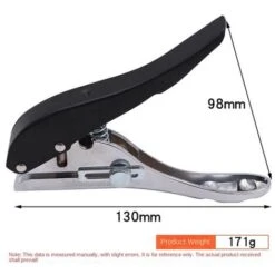 2 PièCes Outil De Travail Du Bois Pince Carte Trou PoinçOn Ensemble Papier Vis Couverture Avec Fraise Foret 2,8 Mm Position RéGlable -Pro Outils Soldes Magasin 96119523 4