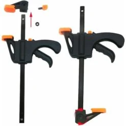 4 Pcs Serre-Joint,4 In Pince à Barre à Cliquet, Main Rapide à Cliquet à Libération,Serre-Joint Robuste En Alliage Pour Des Applications De Serrage Rapides Et Faciles Menuiserie DIY Kit D'outil à Main -Pro Outils Soldes Magasin 96184081 4