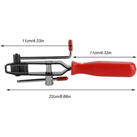 Pince De Serrage Pince à Collier De Serrage Outil Soufflet De Cardan Pince à Sertir Outil D'Installation De Bande De Pince De Joint CV Type D'Oreille Antidérapante(Pince Coupante) 4 Pince De Serrage Pince à Collier De Serrage Outil Soufflet De Cardan Pince à Sertir Outil D'Installation De Bande De Pince De Joint CV Type D'Oreille Antidérapante(Pince Coupante) - Image 2