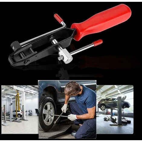 Pince De Serrage Pince à Collier De Serrage Outil Soufflet De Cardan Pince à Sertir Outil D'Installation De Bande De Pince De Joint CV Type D'Oreille Antidérapante(Pince Coupante) 7 Pince De Serrage Pince à Collier De Serrage Outil Soufflet De Cardan Pince à Sertir Outil D'Installation De Bande De Pince De Joint CV Type D'Oreille Antidérapante(Pince Coupante) - Image 5