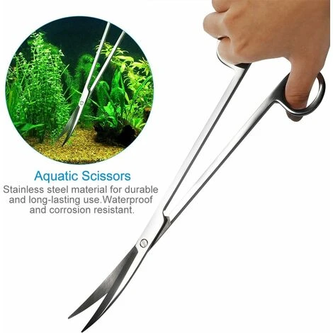 Aquarium Kit Outil Accessoires Inox Aquarium Réservoir Eau Plante Pinces Ciseaux Outils Set Poisson Starter Kits 4 Aquarium Kit Outil Accessoires Inox Aquarium Réservoir Eau Plante Pinces Ciseaux Outils Set Poisson Starter Kits - Image 2