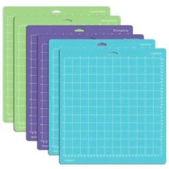Tapis De DéCoupe Pour Cricut Maker/Maker 3/Explore 3/ Air 2/Air, Lot De 6 (30,5 X 30,5 Cm, Prise Standard/Prise LéGèRe/Prise Forte)