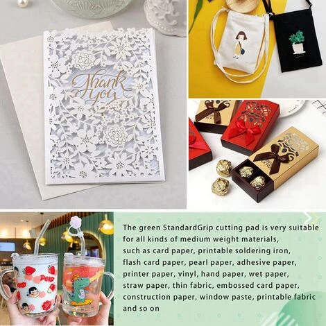 Paquet De 6 Tapis De DéCoupe Pour Cricut Maker 3/Maker/Explore 3/Air 2/Air/One (12X12 Pouces) Accessoires De Tapis De Cricket MatelasséS 7 Paquet De 6 Tapis De DéCoupe Pour Cricut Maker 3/Maker/Explore 3/Air 2/Air/One (12X12 Pouces) Accessoires De Tapis De Cricket MatelasséS - Image 5