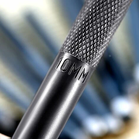 Lot De 10 Poinçons Ronds En Acier 1 Mm à 10 Mm En Cuir Pour Trou Creux En Cuir Pour Bracelet De Montre En Cuir, Ceinture, Tissu, Toile, Vêtements, œillet KAEJYIUT 6 Lot De 10 Poinçons Ronds En Acier 1 Mm à 10 Mm En Cuir Pour Trou Creux En Cuir Pour Bracelet De Montre En Cuir, Ceinture, Tissu, Toile, Vêtements, œillet KAEJYIUT - Image 4