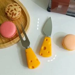 Ensemble De 5 Couteaux à Fromage, Mini Couteau à Fromage En Acier Inoxydable, Ensemble D'outils à Fromage -Pro Outils Soldes Magasin 97016085 3