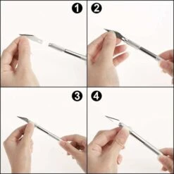 Precision Cutter 2 Scalpel Avec 42 Lames, Cutter De Précision Couteau Pour Découpe De Travail D'art Bricolage, Spéléologie, Sculpture, Diy Sculpture Couteaux De Loisirs -Pro Outils Soldes Magasin 97517366 4