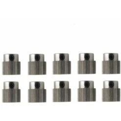 3Dman Extruder Pulley 36Teeth Bore 5mm Stainless Steel Drive Gear For 1.75mm & 3mm 3D Printer Filament (Pack Of 10pcs)
