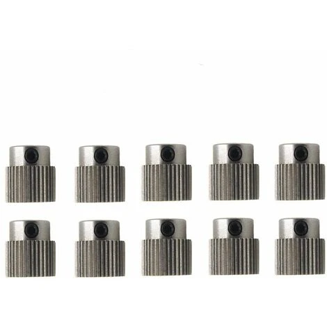 3Dman Extruder Pulley 36Teeth Bore 5mm Stainless Steel Drive Gear For 1.75mm & 3mm 3D Printer Filament (Pack Of 10pcs) 3 3Dman Extruder Pulley 36Teeth Bore 5mm Stainless Steel Drive Gear For 1.75mm & 3mm 3D Printer Filament (Pack Of 10pcs)