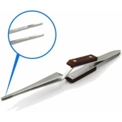 Pince De Soudage De Précision Industrielle Avec Poignée En Fibre Brucelle Croisée Pointe Fine Droite Acier Inoxydable Pour La Réparation D'équipements électroniques, Etc -Pro Outils Soldes Magasin 98089786 3