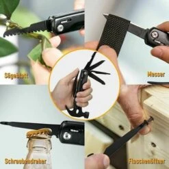 Cadeau Fete Des Peres, Cadeau Homme, 12 En 1 Multifunktionswerkzeug, Cadeau Papa, Gadget Insolite Utile, Cadeau Anniversaire Homme, Cadeau Fete Des Peres Original -Pro Outils Soldes Magasin 98187514 4