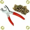 Pince Emporte Pièce,PINCE A ŒILLETS + 100 œillets De Qualité Neuf Rouge FUiENKO -Pro Outils Soldes Magasin 98416327 1