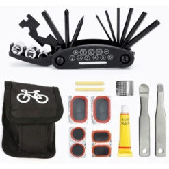 Outils De Vélo, Multi-outils, Tournevis, Démonte-pneus, Clés à Rayons Et Limes 1 Pièces