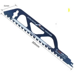 Lame De Scie En Alliage Dur Pour Couper Le Bois, Le Ciment Et La Brique Lames De Scie Alternative Pour Scie Sabre 305Mm