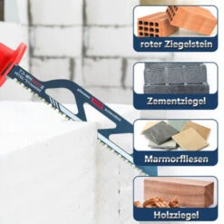 Lame De Scie En Alliage Dur Pour Couper Le Bois, Le Ciment Et La Brique Lames De Scie Alternative Pour Scie Sabre 305Mm -Pro Outils Soldes Magasin 99373500 5