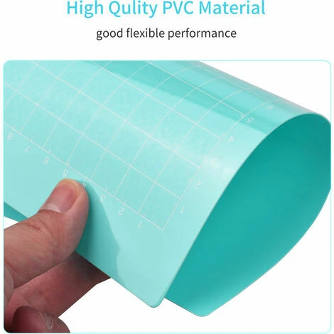 Tapis De Découpe Adhésif De Rechange Tapis De Découpe Quadrillé Antidérapant Compatible Avec La Machine De Découpe Silhouette Cameo Cricut Explorez La Machine De Traceur, Bleu&vert&violet 3pcs 6,54,5 4 Tapis De Découpe Adhésif De Rechange Tapis De Découpe Quadrillé Antidérapant Compatible Avec La Machine De Découpe Silhouette Cameo Cricut Explorez La Machine De Traceur, Bleu&vert&violet 3pcs 6,54,5 - Image 2